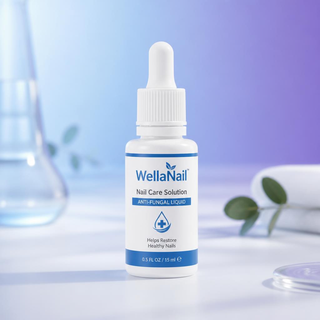 WellaNail Drops 0.51 fl oz topical nail fungus treatment dropper bottle
